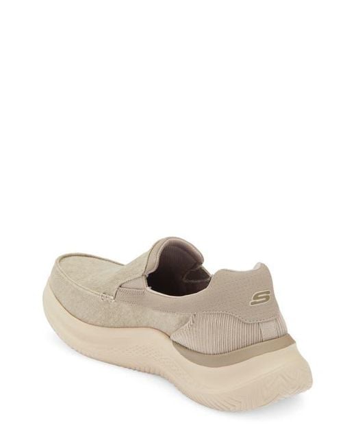 Skechers Natural Hasting Fielden Slip-On Sneaker for men