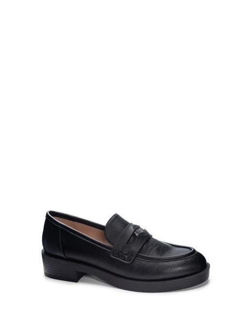 Chinese Laundry Blue Porter Platform Penny Loafer