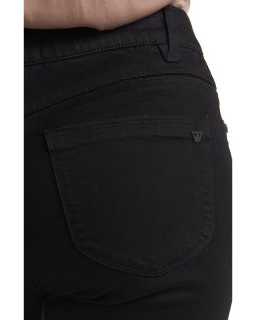 Wit & Wisdom Black Sawyer Straight Leg Jeans