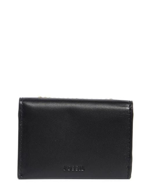 Fossil Black Westover Snap Bifold for men