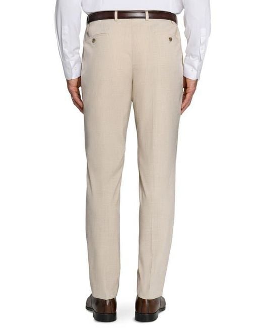 Con.struct Natural Plaid Suit Pants for men