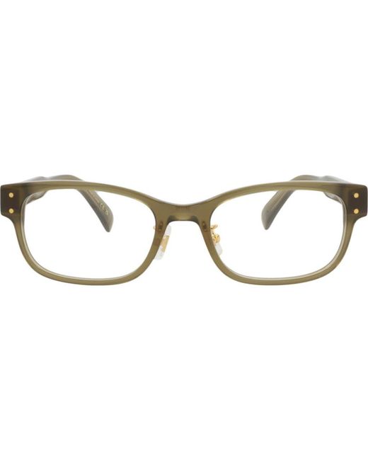 Dunhill Brown 54Mm Rectangular Optical Glasses for men