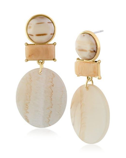 Jardin Natural Geometric Boho Statement Earrings