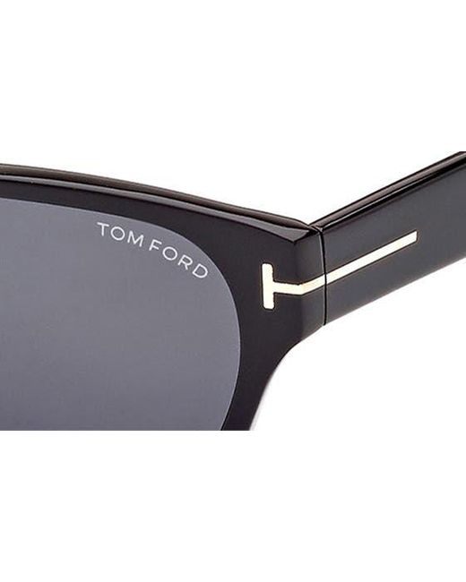 Tom Ford Black 54mm Square Sunglasses for men