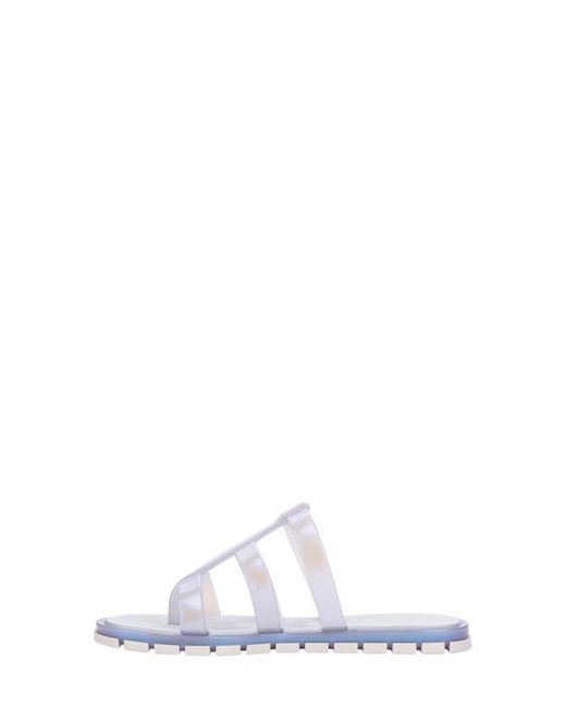 Melissa White Path Slide Sandal