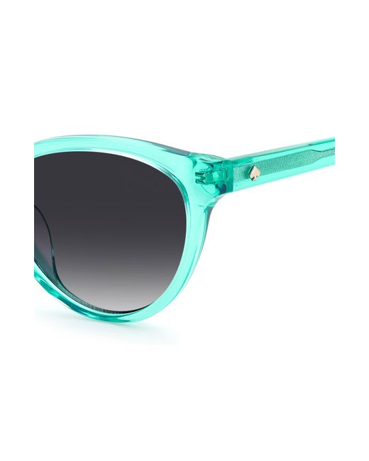 Kate Spade Blue Adeline 55mm Gradient Cat Eye Sunglasses