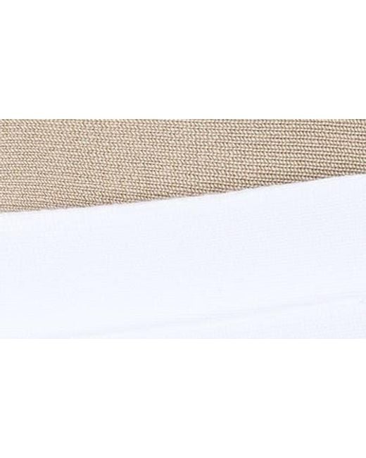 Lemon White 6-Pack Ankle Socks