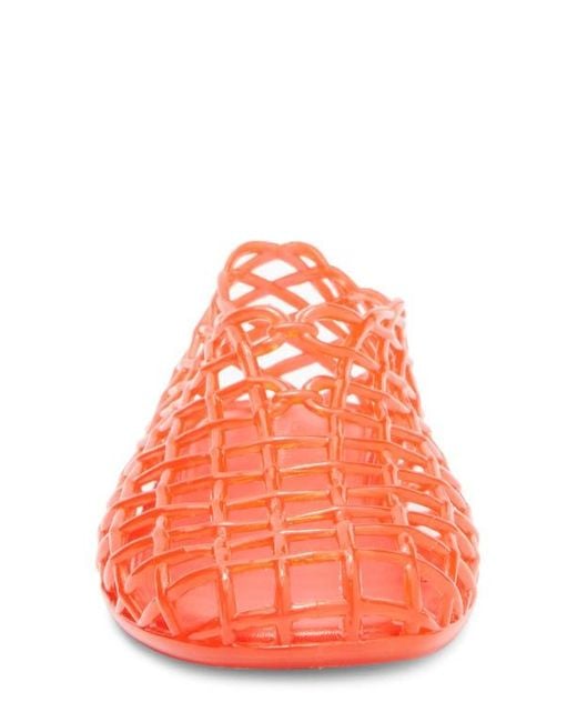 Jeffrey Campbell Orange Mimz Caged Slip-On