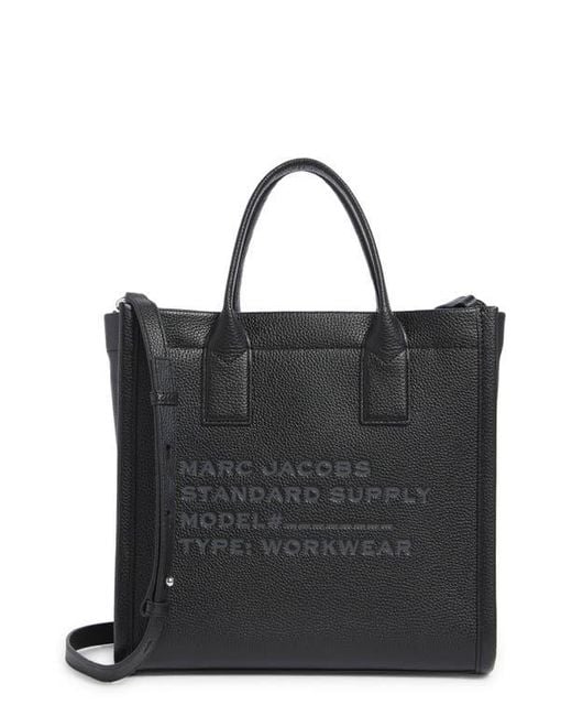 Marc Jacobs Medium Leather Standard Supply Tote in Black | Lyst Marc Jacobs Medium Leather Standard Supply Tote in Black | Lyst