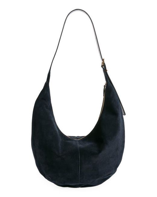 Madewell Black The Essential Curve Shoulder Bag