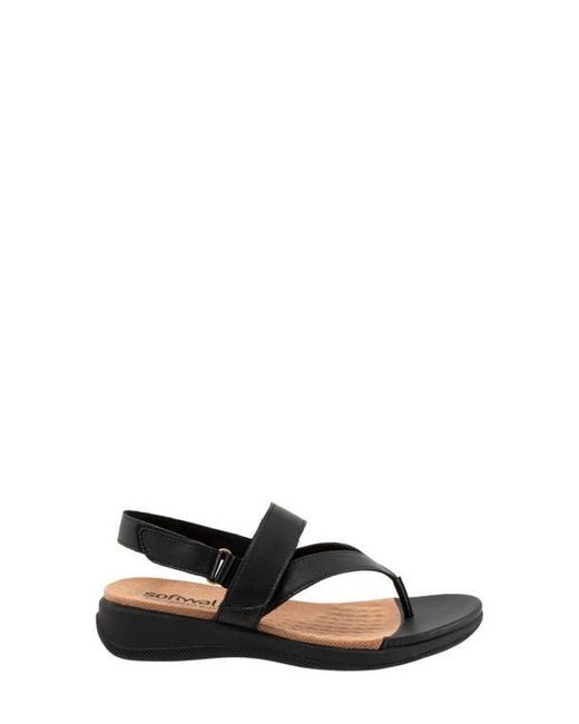 Softwalk® Black Tracy Slingback Sandal