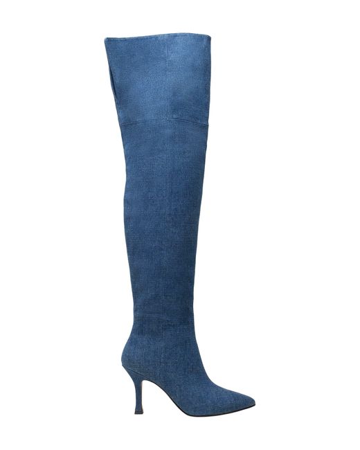 Lisa Vicky Blue Ace Over The Knee Boot