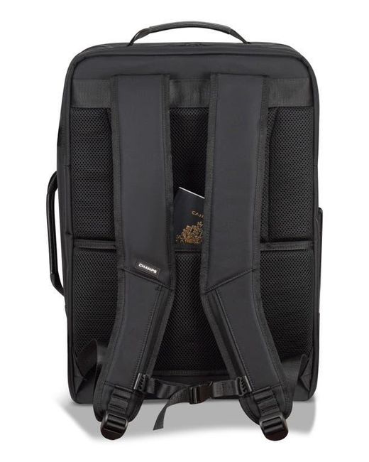 CHAMPS Gray Waterproof Nylon Backpack for men