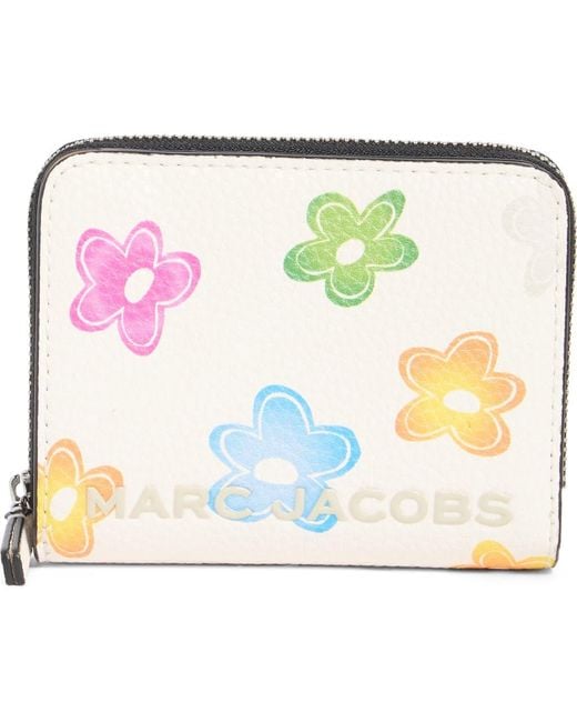 Marc Jacobs Multicolor Mini Compact Leather Wallet