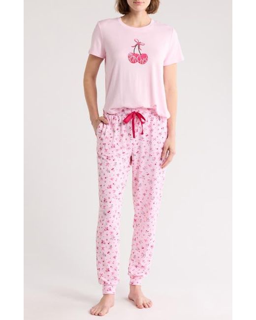 Jaclyn Pink Fruit Short Pajamas