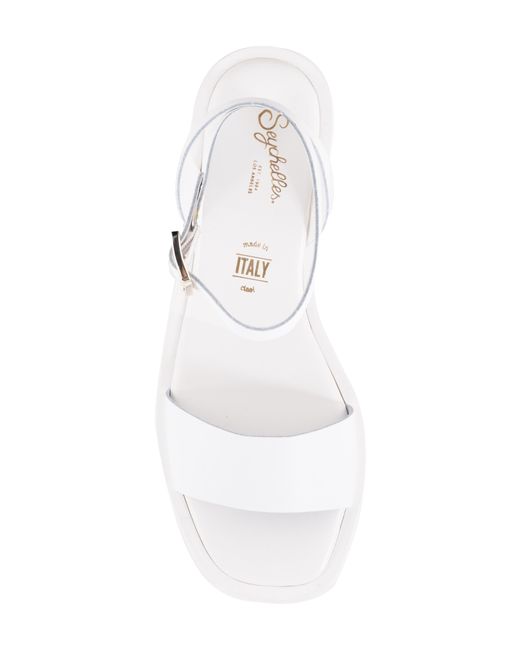 Seychelles White Note To Self Ankle Strap Sandal
