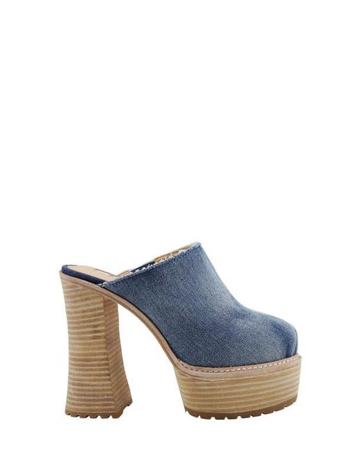 Zigi Blue Fina Platform Clog