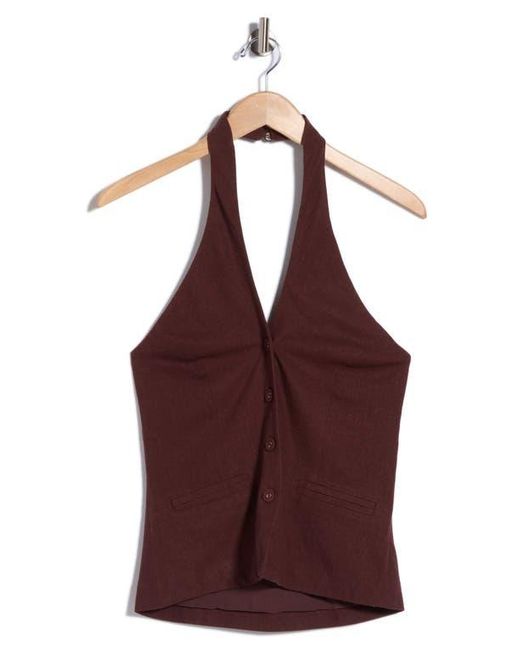Habitual Purple Halter Vest