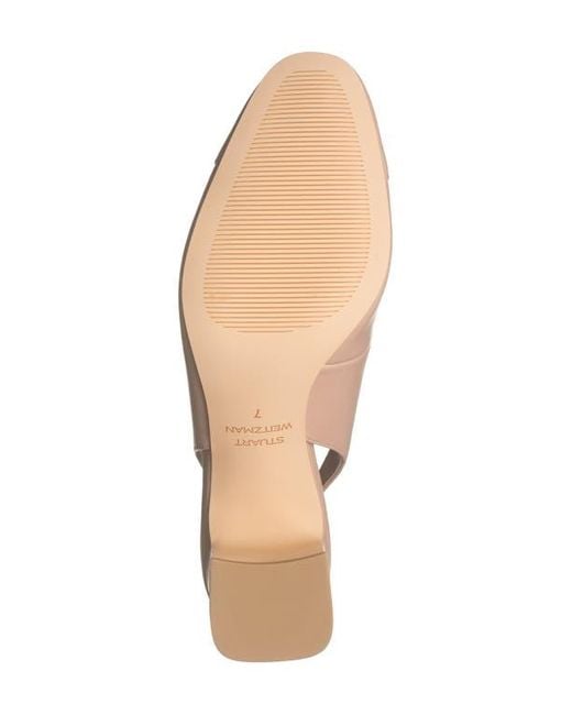 Stuart Weitzman Natural Milla 55 Slingback Pump