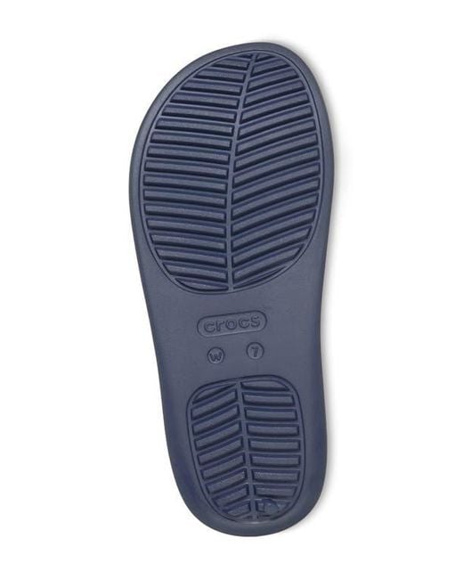 CROCSTM Blue Getaway Platform Flip Toe Post Sandals