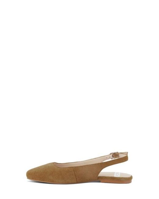 Rag & Co Natural Sozani Slingback Flat