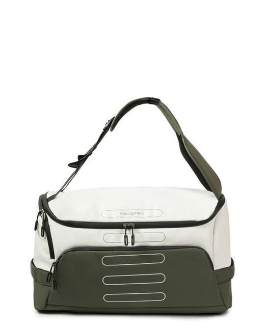 Hedgren Metallic Sojourn Recycled Polyester Duffle Backpack for men