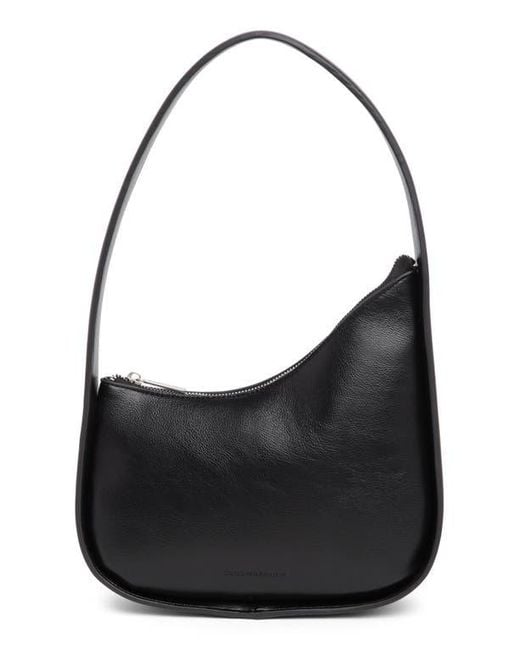 BCBGMAXAZRIA Black Asymmetric Shoulder Bag