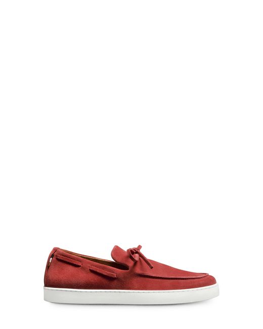 Allen Edmonds Red Santa Rosa Boat Shoe for men