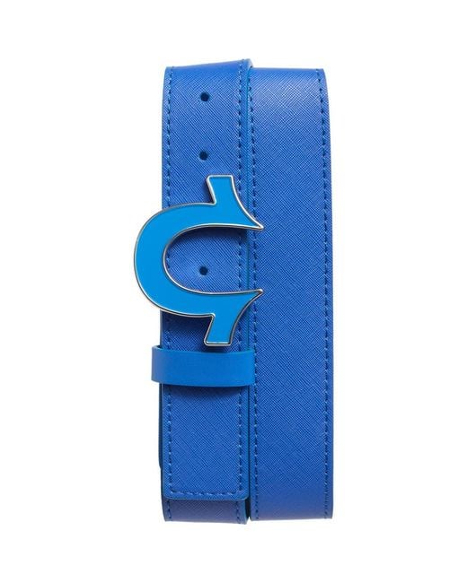 True Religion Blue Sage Ii Horseshoe Buckle Belt for men