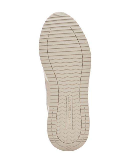 Johnston & Murphy White Chase Perforated Sneaker for men