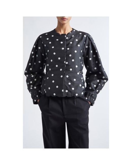 Stine Goya Black Polka Dot Jacket
