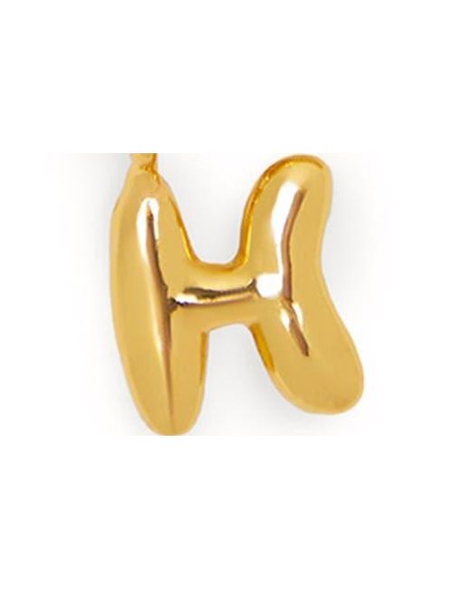 Saachi Metallic Bubble Charm Initial Bracelet