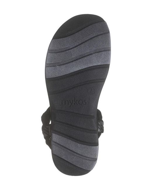 Mykos Black Solstice Sandal