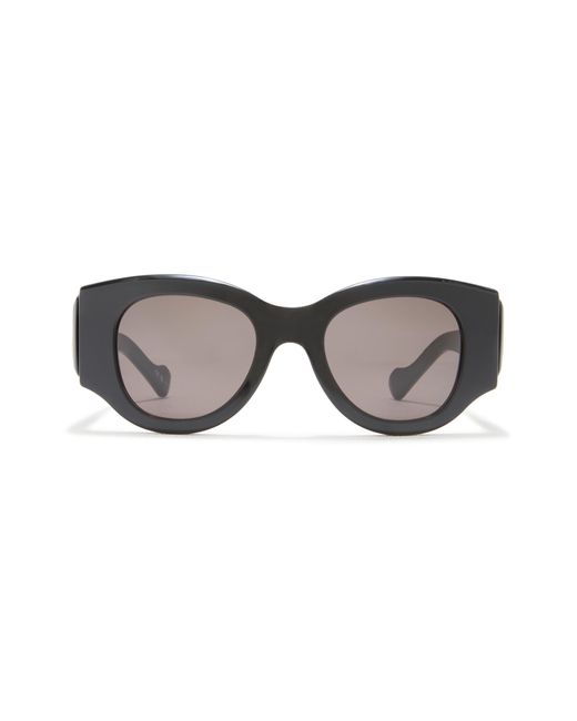 Balenciaga 50mm Round Sunglasses in Gray Lyst