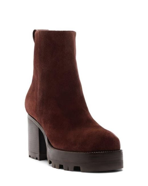 SCHUTZ SHOES Brown 240 Platform Boot