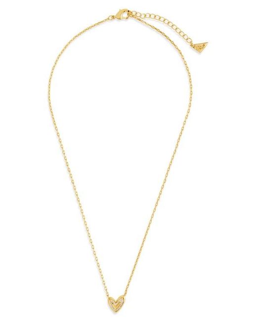 Sterling Forever Blue Mabel Cubic Zirconia Heart Pendant Necklace