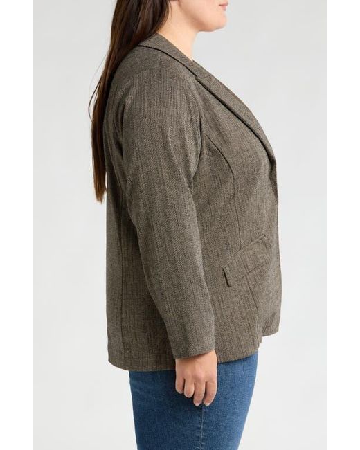 Wit & Wisdom Black Open Front Blazer