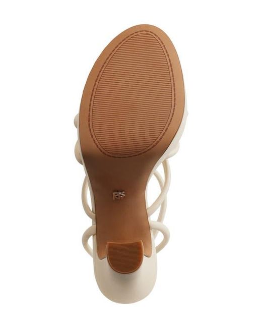DKNY Natural Ankle Strap Platform Sandal