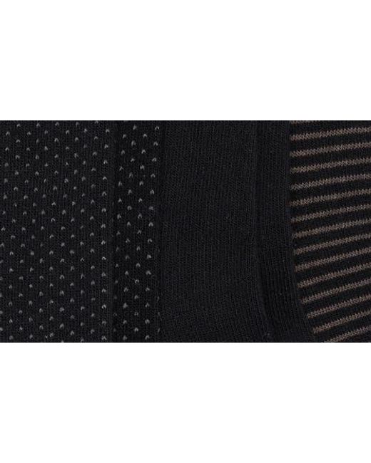 Ted Baker Black Assorted 3-Pack Crew Socks for men