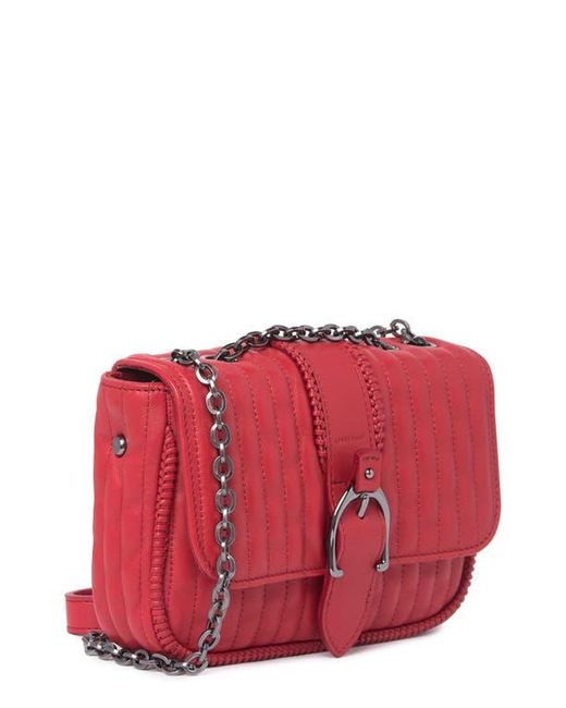 Longchamp Red Quilted Chain Strap Shoulder Bag for men
