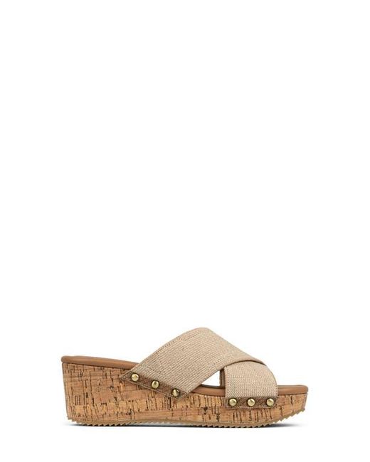 Donald J Pliner Brown Summer Platform Wedge Sandal