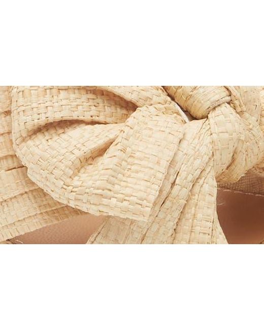 Steve Madden Metallic Romey Raffia Platform Ankle Strap Sandal