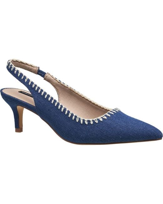 French Connection Blue Quinn Slingback Pump