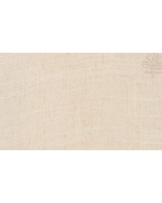 INDUSTRY REPUBLIC CLOTHING Natural Embroidered Camp Shirt for men