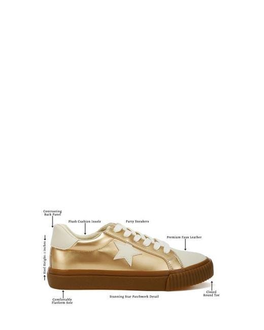 LONDON RAG Metallic Jumping Sneaker