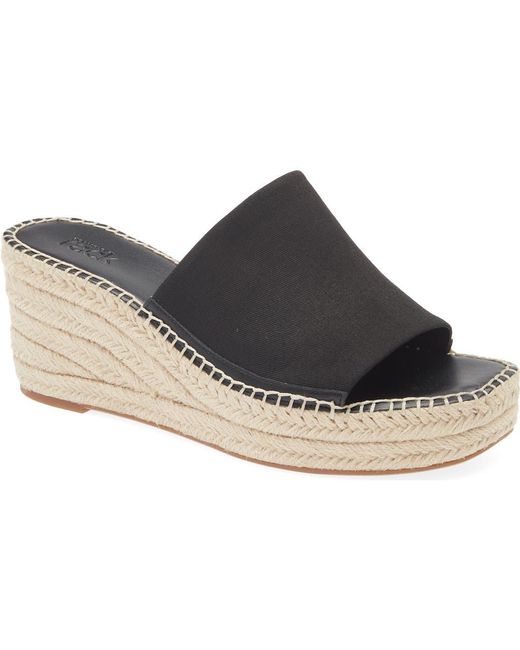 Nordstrom Rack Blue Claire Jute Wedge Slide Sandal