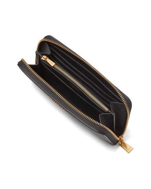 Kate Spade Black Ava Zip Around Continental Wristlet