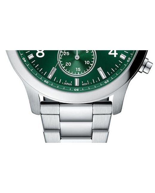 Fossil Green Bennett Multifunction Bracelet Watch, 45Mm for men