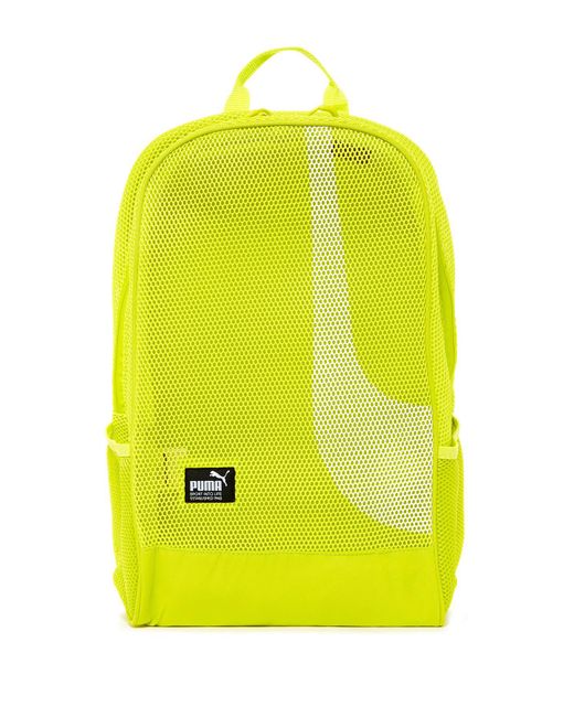 PUMA Yellow Evercat Screen Mesh Backpack for men