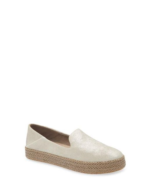 TOMS White Carolina Platform Espadrille Sneaker